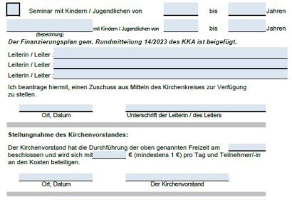 Formular Antrag Kinder-und Jugendfreizeiten